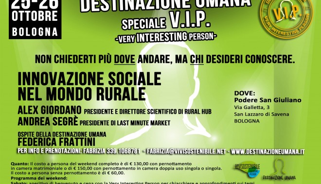 Destinazione Umana: Nuove Pratiche Di Turismo Sostenibile