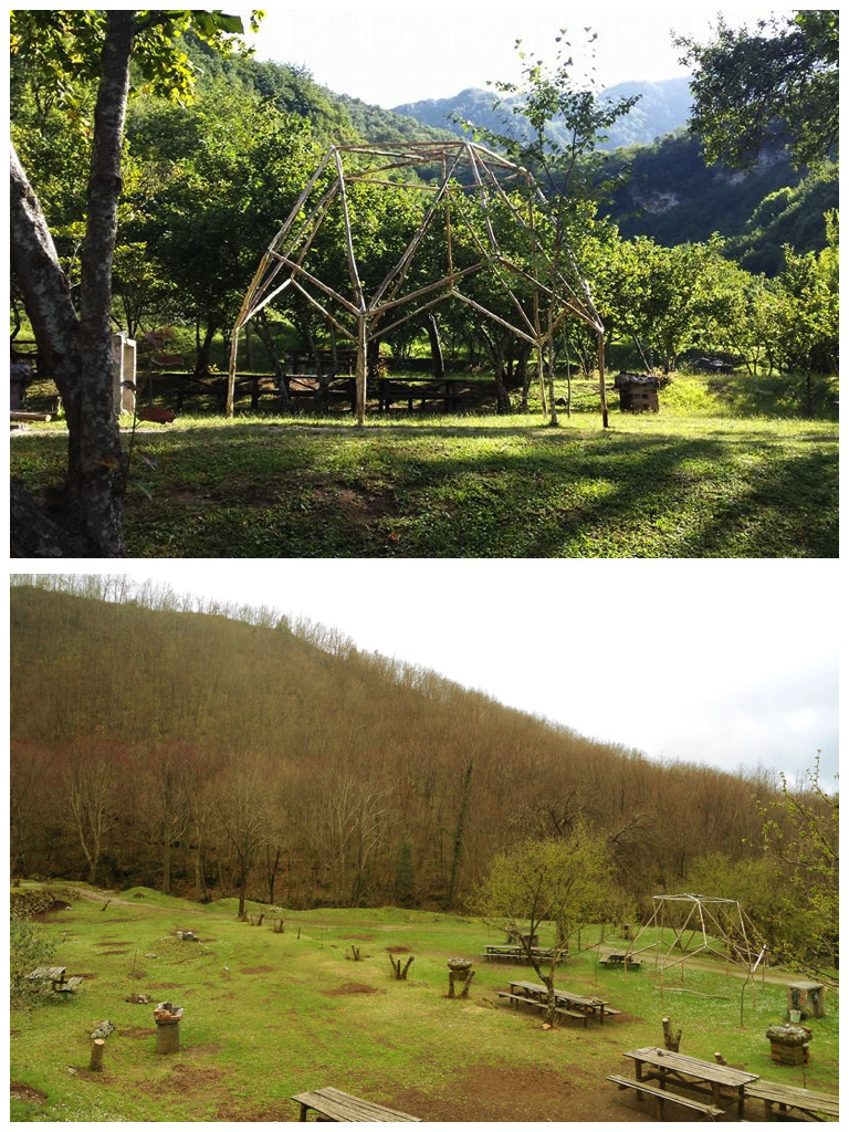 La Valle dei Mulini, prima e dopo la devastazione.